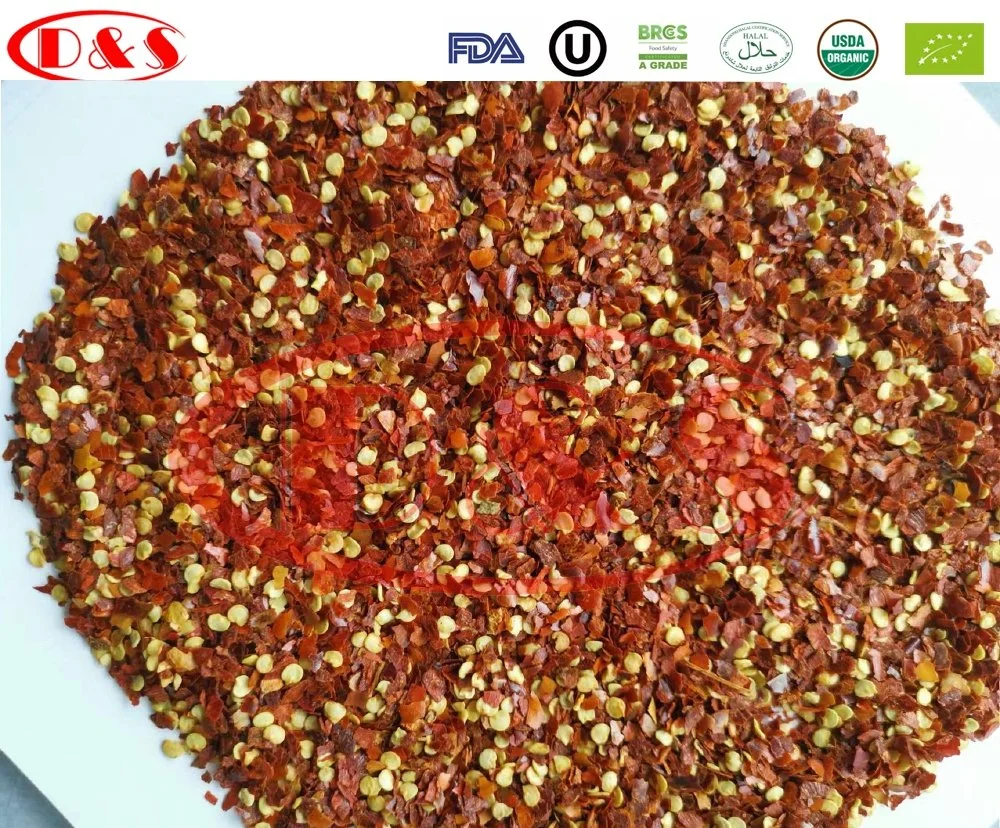 Agriculture Natural Food Seasoning Dried Red Chili Crushed Without Visible Seeds